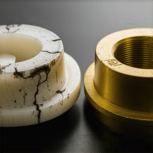 Comparison of worn plastic and new brass shifter bushings