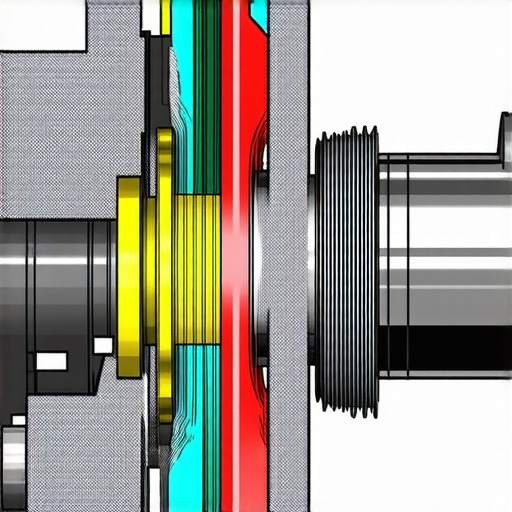 Brake caliper square-cut seal diagram showing piston retraction.